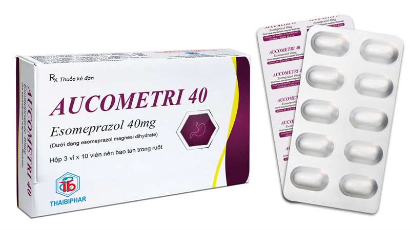 Thuốc Aucometri 40 (Esomeprazole 40mg) (H*3vỉ*10viên) - Thái Bình