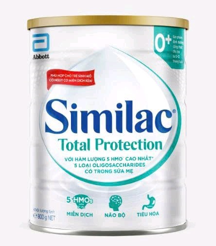 Sữa Similac Total Protection 0+ 800g (cho trẻ 0-12 tháng tuổi) (Thùng 12 hộp) - Abbott/Ailen