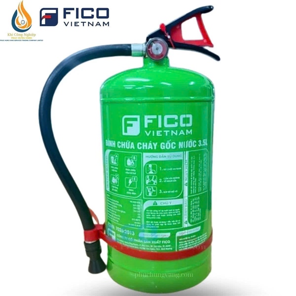 Bình chữa cháy gốc nước FICO FC-103-WB 3.5 Lít (có kiểm định)