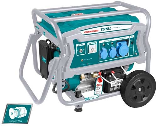 Máy phát điện dùng xăng BH 12 THÁNG TOTAL - TP175006