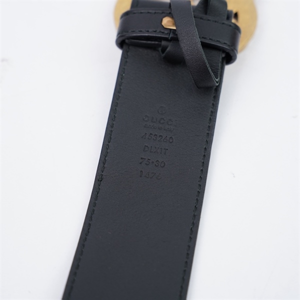 Thắt lưng GG đen bản 4cm dài 92cm (HT)+