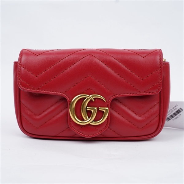 Túi GG Marmont đỏ (476433-2149) sz16 (A-T) KG+