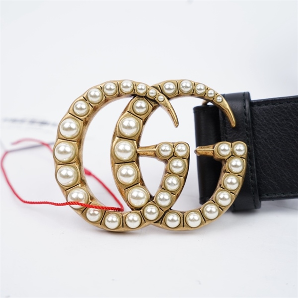 Thắt lưng GG đen bản 4cm dài 92cm (HT)+