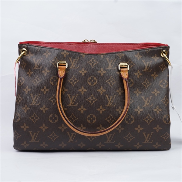 Túi LV Pallas hoa nâu viền đỏ (SN2174) sz33 (A-T) KG+