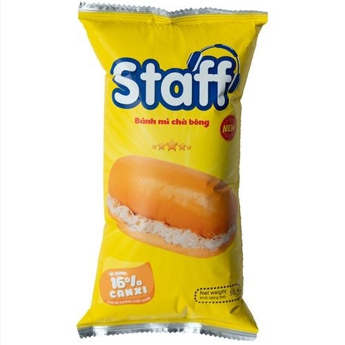 Staff bánh mì chà bông 55GR