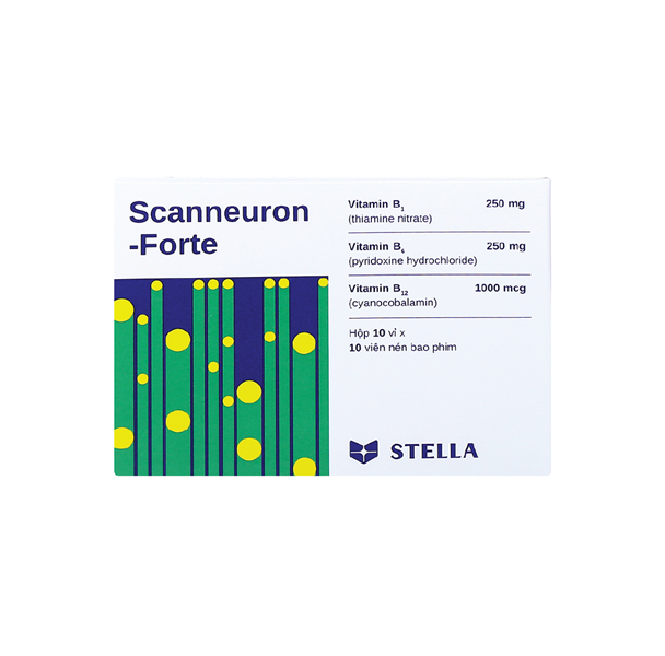Scanneuron (K*60H*10vỉ*10viên) vitamin tổng hợp - Stella