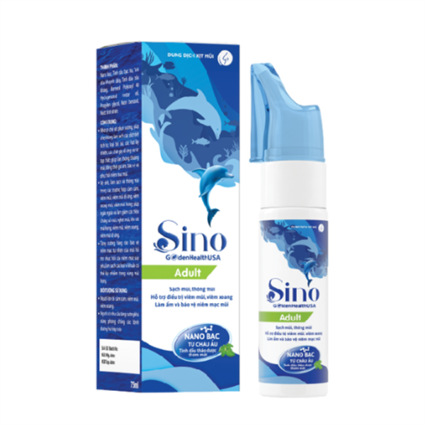 Sino Adult 75ml (Dung dịch xịt mũi người lớn) - Golden Health