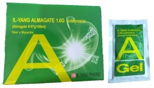 IL - Yang almagate 1,0g (loét dạ dày - tá tràng, viêm dạ dày...) (H*30gói*15ml) - Kora