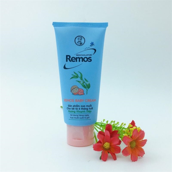 Kem chống muỗi cho bé từ 6 tháng tuổi Remos baby cream hương khuynh diệp 70g - Rohto/VN