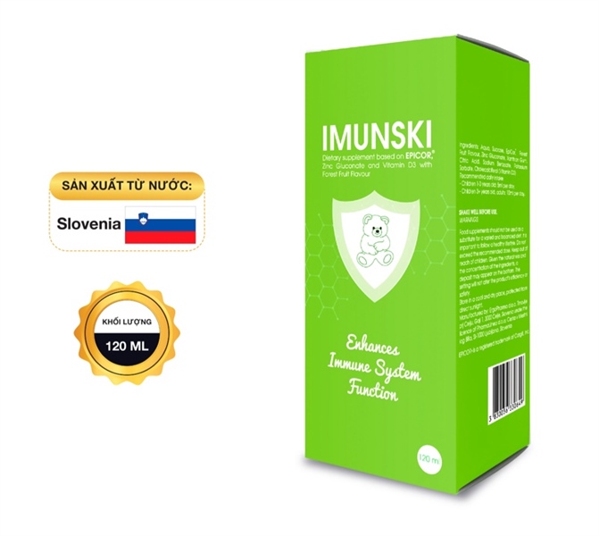 Imunski 120ml (Bổ sung Epicor, kẽm và VTM D3) - Slovenia 3