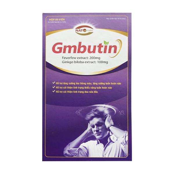 Gmbutin (Giúp hoạt huyết, tuần hoàn não...) (H*60viên) - PP Nam Thái Hoa