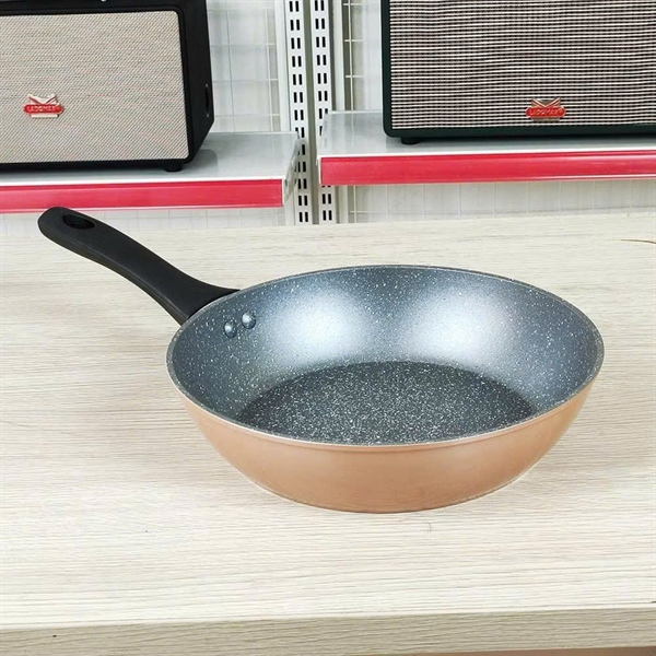 Chảo Nhôm Vân Đá Đáy Từ Greencook 28cm (Thùng 6)