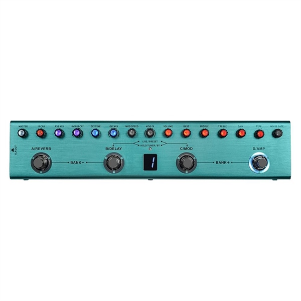 Pedal Guitar M Vave Tank G Multi Effects 36 Presets
