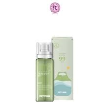 Xịt khoáng rau má Pretty Skin the pure Jeju cica 99 mist 100ml