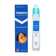 Fosmitic 10ml - Fosfomycin natri 300mg/10ml (dung dịch nhỏ tai) - CPC1
