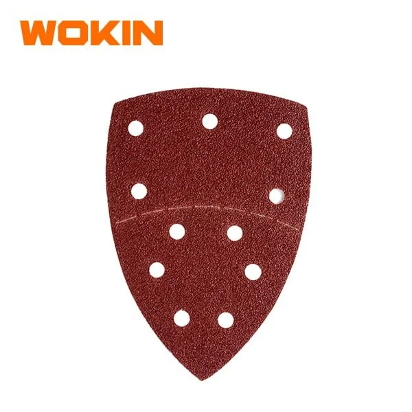 Tấm chà nhám cho máy chà nhám chi tiết lòng bàn tay (5 tấm) WOKIN - 777012