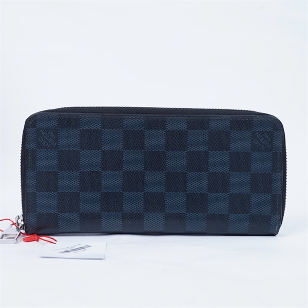 Ví LV zip ô vuông xanh đen (LT) KG+