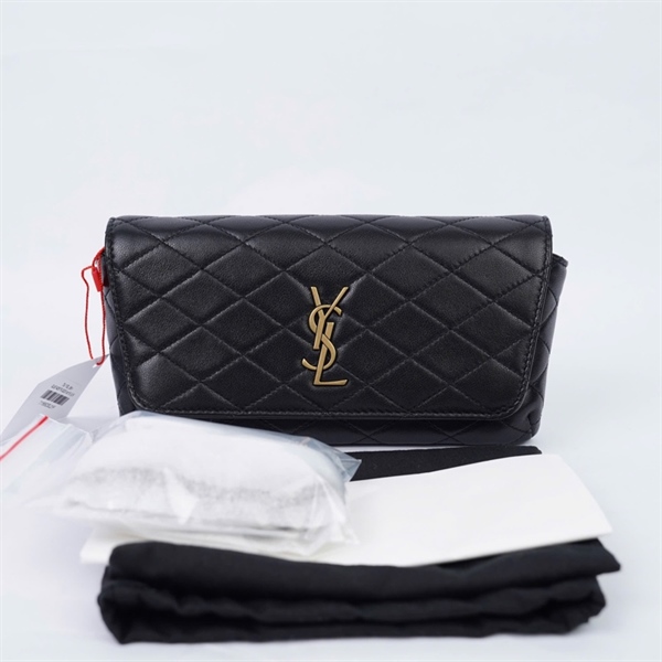 Túi YSL đen GUE742579.0223 sz19 (LN) KG+