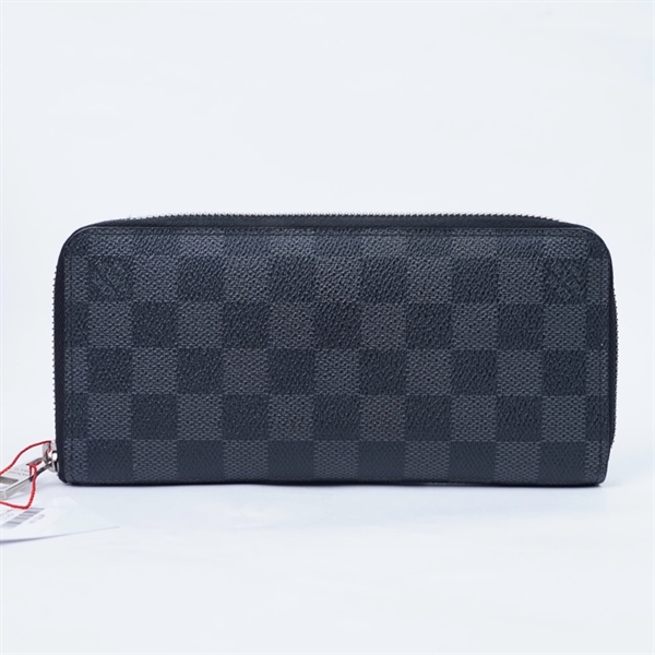 Ví LV zip ô vuông xanh đen (LT) KG+