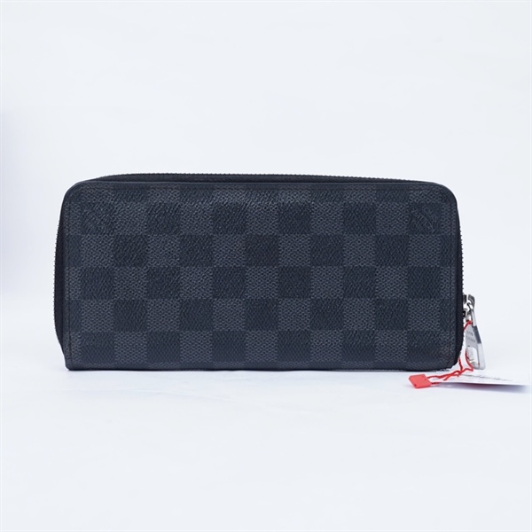 Ví LV zip ô vuông xanh đen (LT) KG+