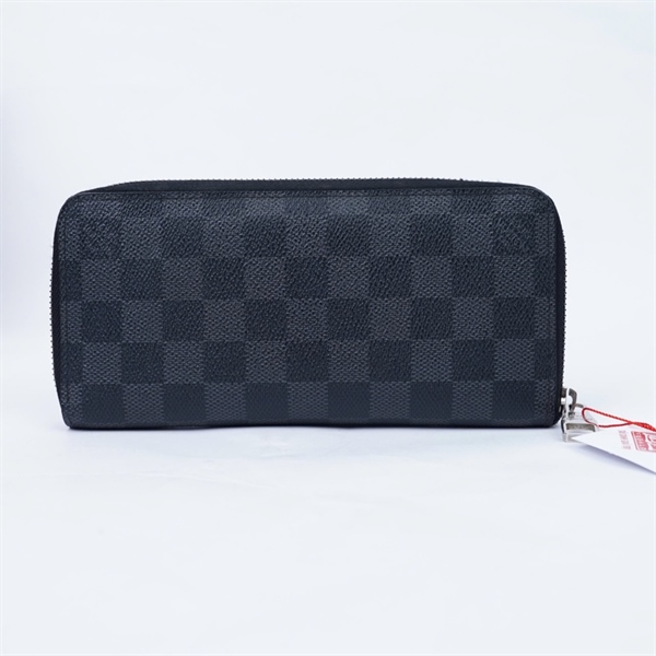 Ví LV zip ô vuông xanh đen (LT) KG+