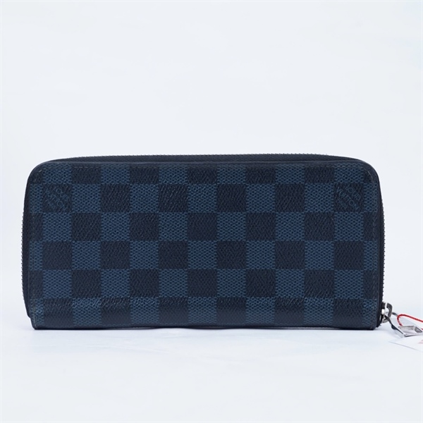 Ví LV zip ô vuông xanh đen (LT) KG+