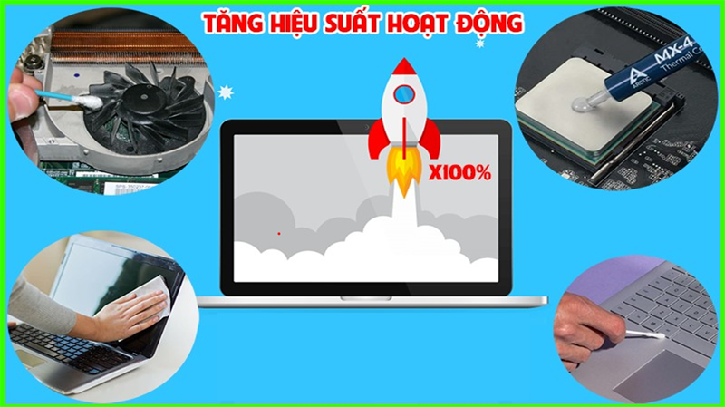 Vệ sinh Laptop máy trạm, business