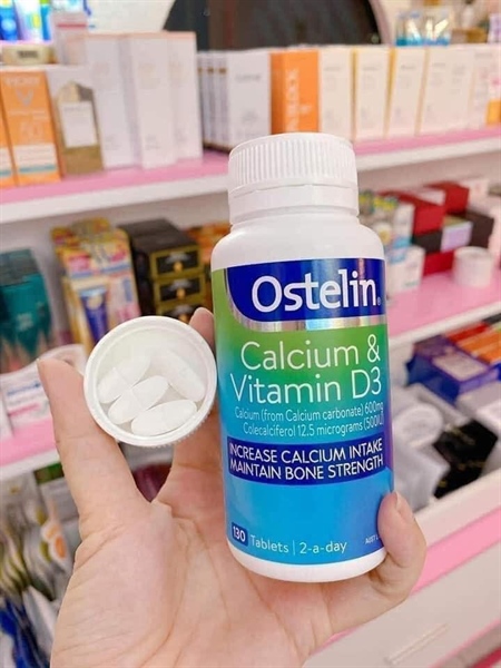 Viên uống Canxi_Ostelin Vitamin D & Calcium cho bà bầu 130 viên của Úc
