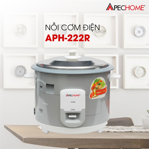 Nồi cơm điện nắp rời 1.8l Apechome APH-222R