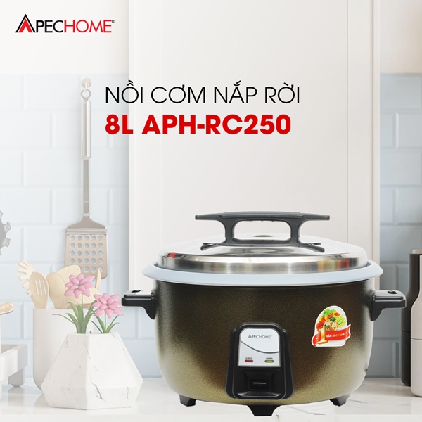 Nồi cơm điện nắp rời 8.0l Apechome APH-RC250