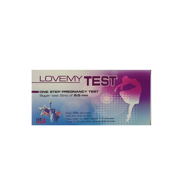 Lovemy test - Test thử thai Pregnancy (H*1test) - PSC/ Hoàng Anh