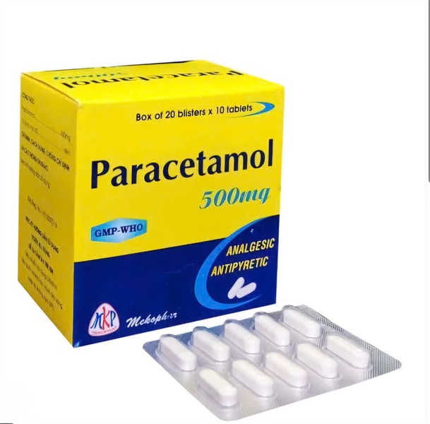 Paracetamol 500mg (H*20vỉ*10viên) - Mekophar