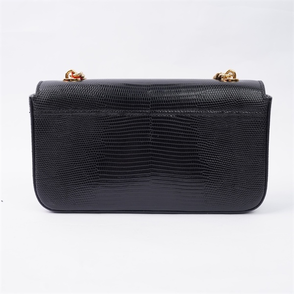 Túi Celine Triomphe đen da thằn lằn sz21 (HC) +