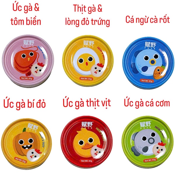 Pate lon Fuye - Ức gà & Thịt vịt