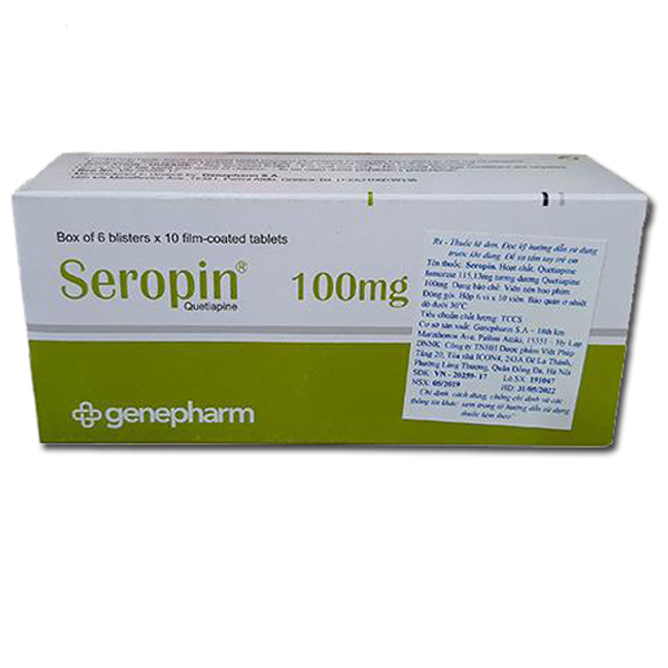 Seropin 100mg (Hộp 6 vỉ x 10 viên) - Genepharm
