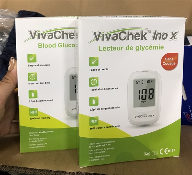 Máy Đo Đường Huyết VivaCheck ( Máy+1 lọ que)