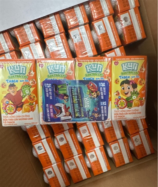 Sữa Kun có thạch hương cam 100ml