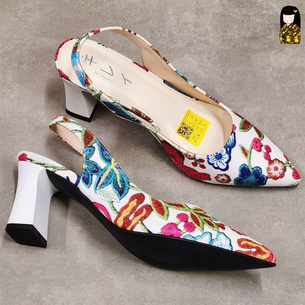 Kirei Biteki - Office Slingback CP06 White