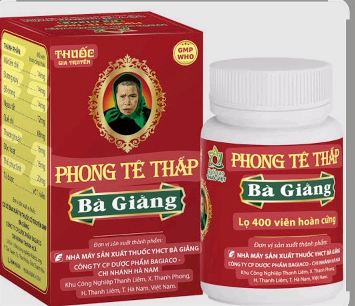 Phong tê thấp bà giằng (To) (Lọ 400 viên)