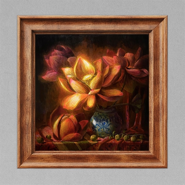 Sen Phủ Dương Quang - Nguyễn Tấn Dương - 50x50 cm