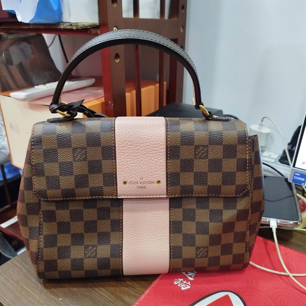 Túi LV Bond Street ô vuông nâu phối hồng (TR0128) sz28 (HT) +