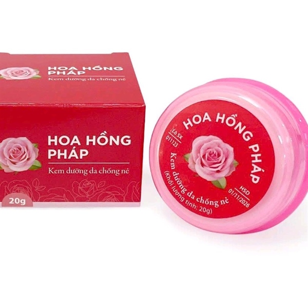 Kem dưỡng da chống nẻ Hoa Hồng Pháp 20g - Đại Bắc