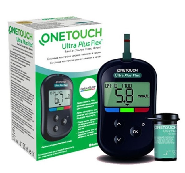 Máy đo đường huyết Onetouch Ultra Plus Flex (mmol/L) - Thụy Sỹ/Johnson