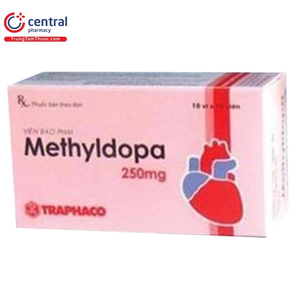 Methyldopa 250mg (Hộp 10 vỉ x 10 viên) - Traphaco