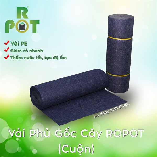 Vải phủ gốc cây Ropot 1m - 100m (cuộn)