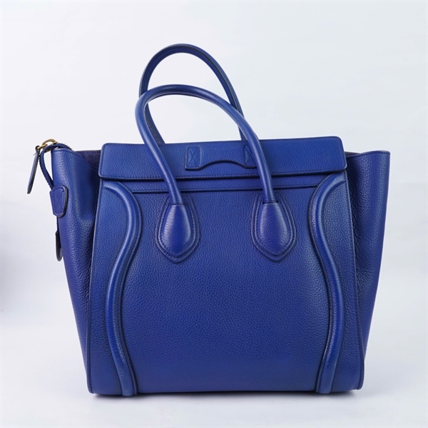 Túi Celine Luggage xanh kèm lót form sz26 (HN) KG+