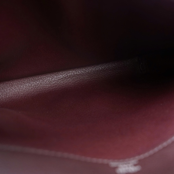 Túi Hermes Clutch nâu tím stamp U sz22-25 (BQ) KG+