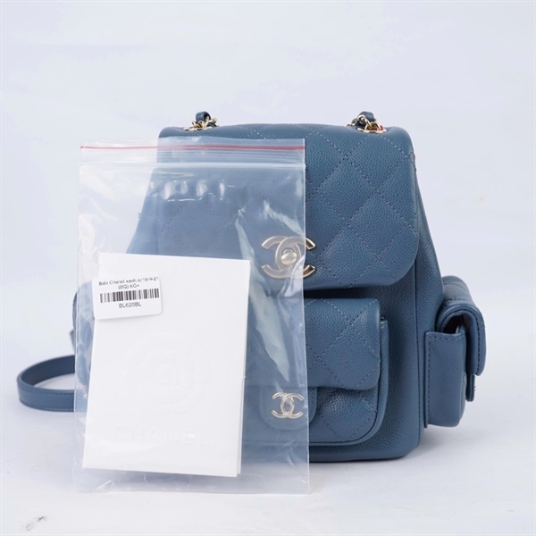 Balo Chanel xanh sz16-9-21 (BQ) KG+