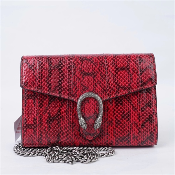 Túi GG Dionysus đỏ da trăn (401231-0416) sz20 (BQ) KG+