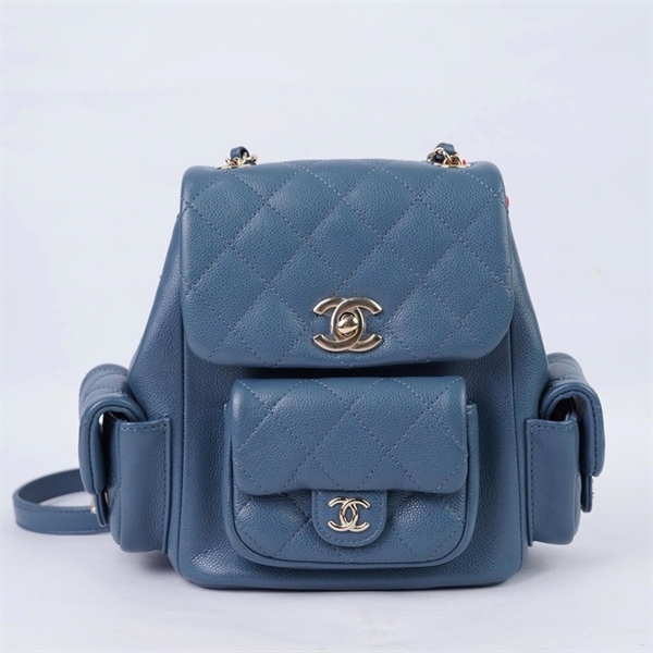 Balo Chanel xanh sz16-9-21 (BQ) KG+